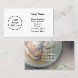 白モダン店 名刺