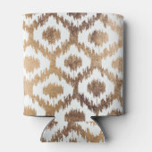 白モダン手打ちイカットパタフェイクーン真鍮金ゴールド 缶クーラー (裏面)