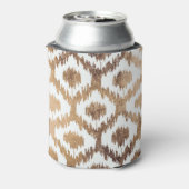 白モダン手打ちイカットパタフェイクーン真鍮金ゴールド 缶クーラー (缶裏面)