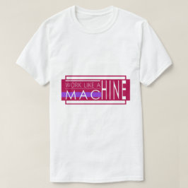 白モダン文字タイポグラフィデザイン Tシャツ