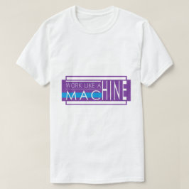 白モダン文字タイポグラフィデザイン Tシャツ