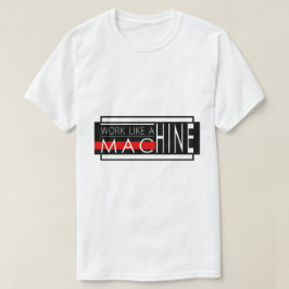 白モダン文字タイポグラフィデザイン Tシャツ