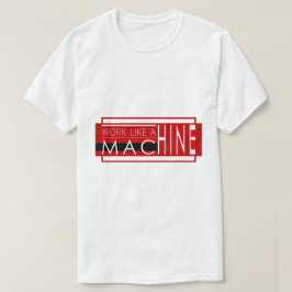 白モダン文字タイポグラフィデザイン Tシャツ