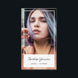 白モダン枠アクターモデル歌手ダンサーの写真 名刺<br><div class="desc">白モダン枠アクターモデル歌手ダンサーの写真</div>