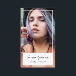 白モダン枠アクターモデル歌手ダンサーの写真 名刺<br><div class="desc">白モダン枠アクターモデル歌手ダンサーの写真</div>