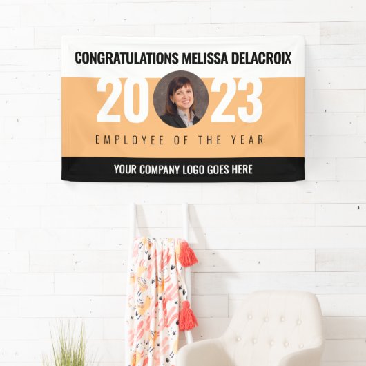 白モダン桃の黒人年撮影 横断幕 (インサイチュ)