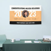 白モダン桃の黒人年撮影 横断幕 (トレードショー)