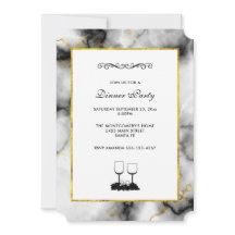 白モダン灰色の大理石と金ゴールドリボン