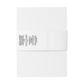 白モダン石鹸ベリーバンド 招待状ベリーバンド (裏面例)