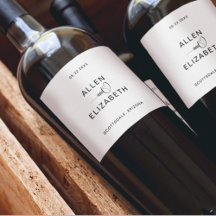 白モダン結婚と黒のスタイリッシュきらめくW