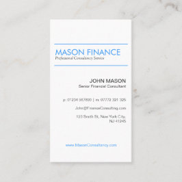 白モダン縦型 – プロフェッショナル名刺 名刺