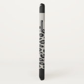 白モダン色動物紋章 Case-Mate iPhoneケース (裏面/右)