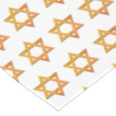 白モダン色 | ロシュ・ハシャナ | デービッドの星 テーブルクロス (アングル)