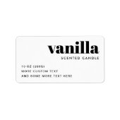 白モダン製品 ラベル (正面)