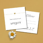 白モダン金ゴールドフェイクハートライン美しいロイヤリティ ロイヤリティカード<br><div class="desc">シンプルカスタマイズモダン可能なロイヤリティカードテンプレート。ミニマルエレガント最高のデザイン、お客様に最適なマーケティングツール。</div>