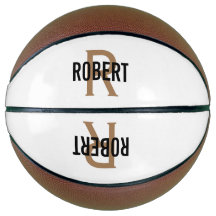 白モダン金ゴールドモノグラム