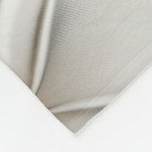 白モダン革エレガントタフテッド金ゴールド フリースブランケット (角)