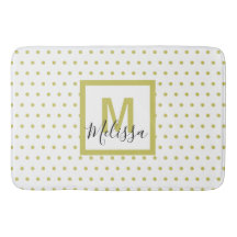 白モダン黄金の円の模様モノグラム