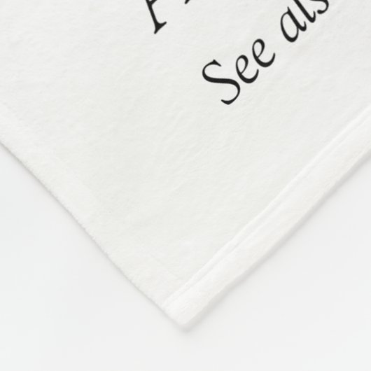 白モダン黒おもしろいカッコいい兄 フリースブランケット (角)