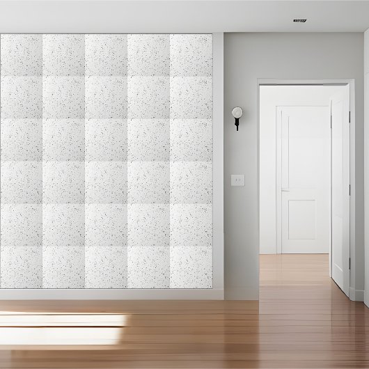 白モダン黒と金ゴールド斑点タイル タイル