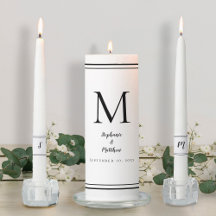 白モダン黒の結婚新郎新婦