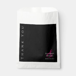 白モダン黒の結婚礼 フェイバーバッグ