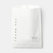 白モダン黒の結婚礼 フェイバーバッグ (正面)