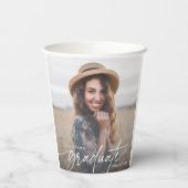 白モダン黒エレガント院写真 紙コップ (裏面)