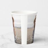 白モダン黒エレガント院写真 紙コップ (右)