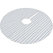 白モダン黒グラフィックストライプパターン ブラッシュドポリエステルツリースカート (アングル)