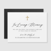 白モダン黒シンプルフェイク十字碑 (正面/裏面)