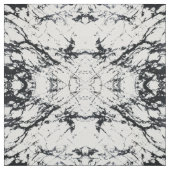 白モダン黒ユニーク大理石模様 ファブリック (見本)