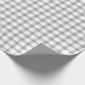 白モダン黒布包装紙 ラッピングペーパー (角)