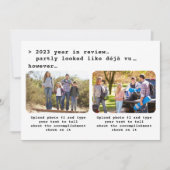 白モダン黒2023年レビュー写真 シーズンカード (正面)