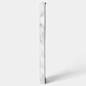 白モダン&バラ-金ゴールドフェイク大理石 SAMSUNG GALAXYケース (左側面)