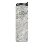 白モノグラムのと灰色の大理石 タンブラー (回転左)