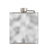 白モノグラムの地板 フラスク (裏面)