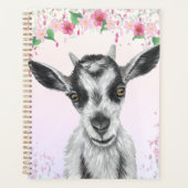 白ヤギ花プランナー プランナー手帳 (正面)