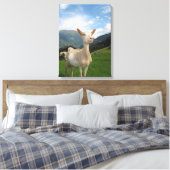 白ヤギ キャンバスプリント (インサイチュ (寝室))
