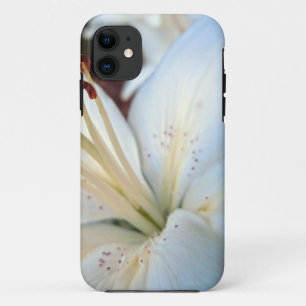 白ユリかわいらし iPhone 11 ケース