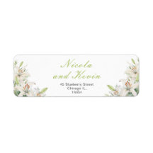 白ユリ結婚の花