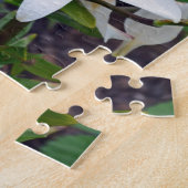 白ユリ花パズル ジグソーパズル (側面)