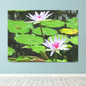 白ユリ キャンバスプリント (インサイチュ (ウッドフロア))