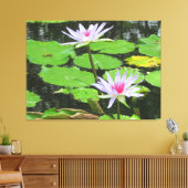 白ユリ キャンバスプリント (インサイチュ (リビング))