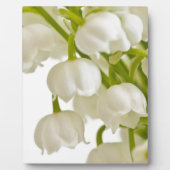 白ユリ フォトプラーク (正面)