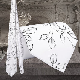 白ユーカリ結婚植樹 ネクタイ