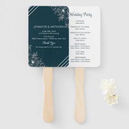 白ライリー手描き ハンドファン