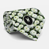 白ラヌカルスフローラ ネクタイ (ロール)