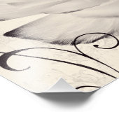 白ラヌンキュラス花黒背景 フォトプリント            (角)