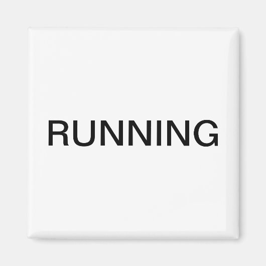 白ランニングミニマル食洗機磁石 マグネット (正面)